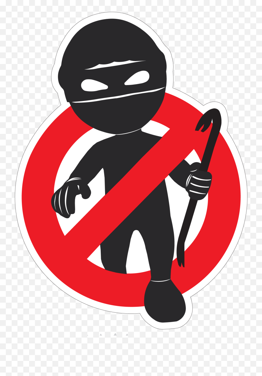 Criminal Clipart Burglar Alarm - Burglar Png,Burglar Png