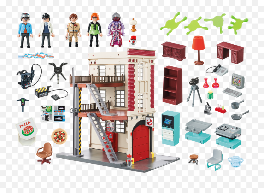 Firehouse - Playmobil Ghostbusters Firehouse Png,Ghostbusters Icon Ghost
