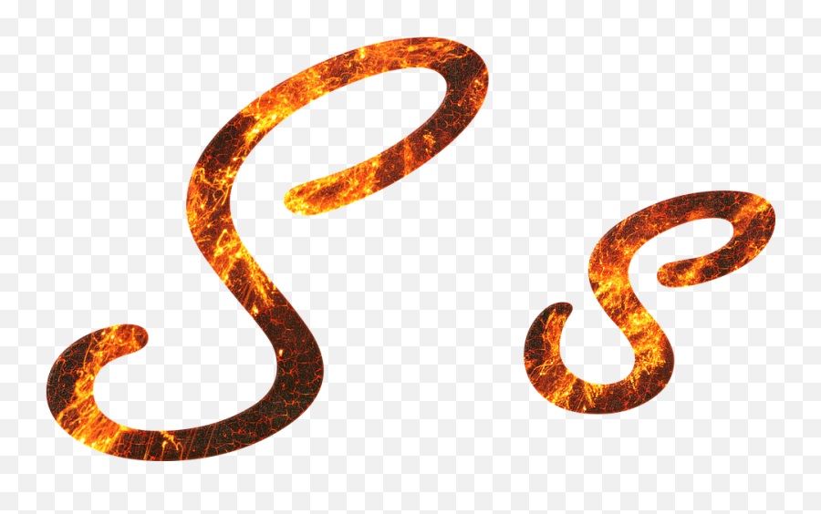 Letter S Fire - Different Types Of Letter S Png,Fire Embers Png