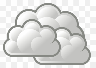 Overcast Weather Clipart - Cloudy Png