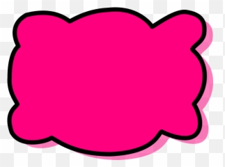 Pink Speech Bubble Transparent U0026 Png Clipart Free Download - YWD Art