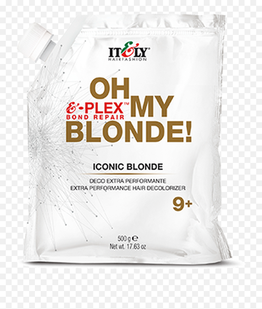 05445 - Oh My Blonde Iconic Blond 500g Itely Hairfashion Product Label Png,Iconic Icon