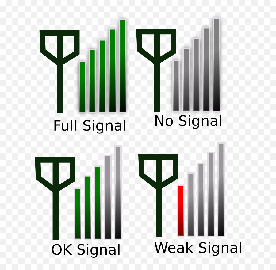 Signal Strength Icon For Phone 98442 Free Svg Download 4 - Jazz Sim Signal Problem Png,Icon For Phone