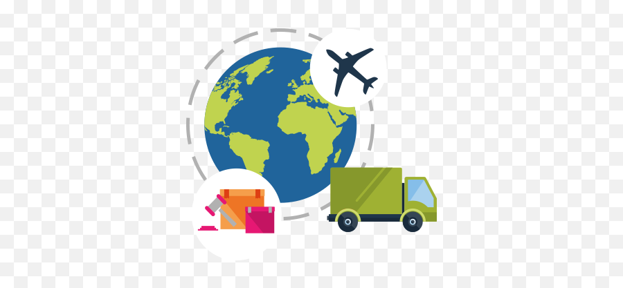 Auction Logistics For Businesses Based Outside Of The Uk - Rotation Of The Earth From West To East Png,Logistic Icon