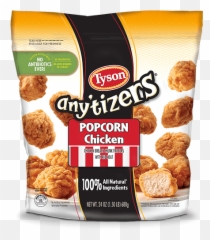Anyu0027tizers Popcorn Chicken Tyson Brand - Tizers png