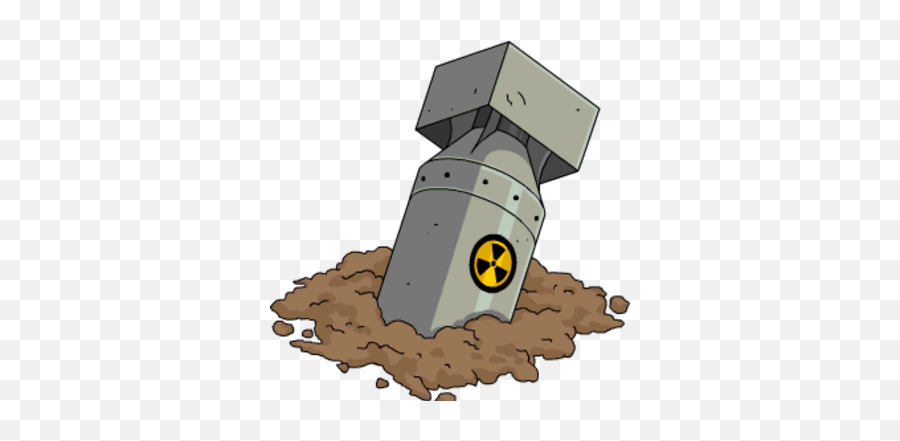 Tapped Out - Atomic Bomb Cartoon Png,Nuclear Bomb Png