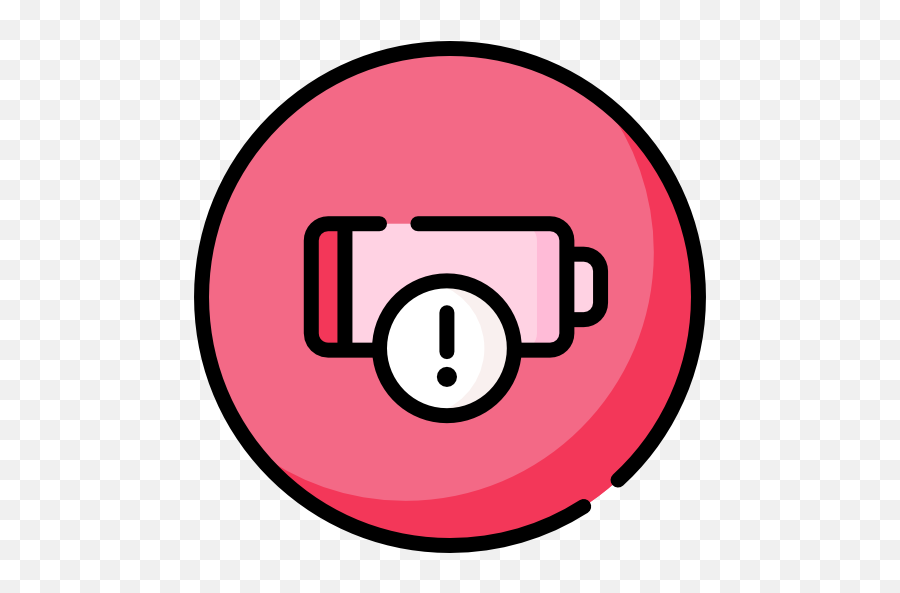 Low Battery - Free Technology Icons Low Battery Pink Icon Png,Kumpulan Icon Batre