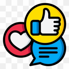 Reaction - Free social media icons Management png