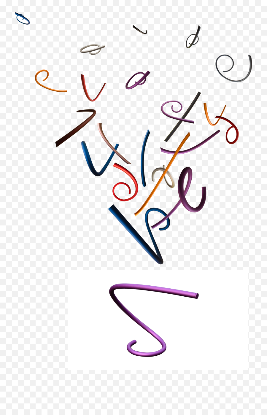 Squiggle Lamps U2013 Broen Design - Calligraphy Png,Squiggle Png