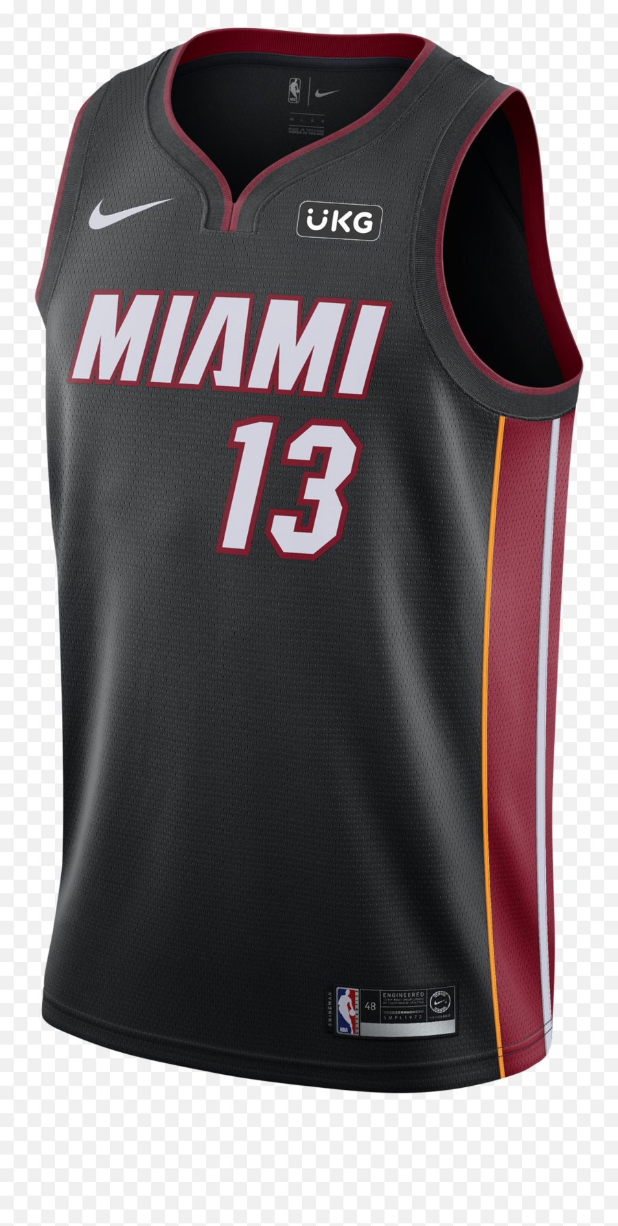 Mer Yurtseven Nike Icon Black Youth Swingman Jersey - Miami Heat Icon Edition Png,Ae Icon