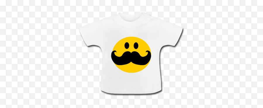 Smiley Face With Mustache - Clipart Best Short Sleeve Png,Mustache Icon For Facebook