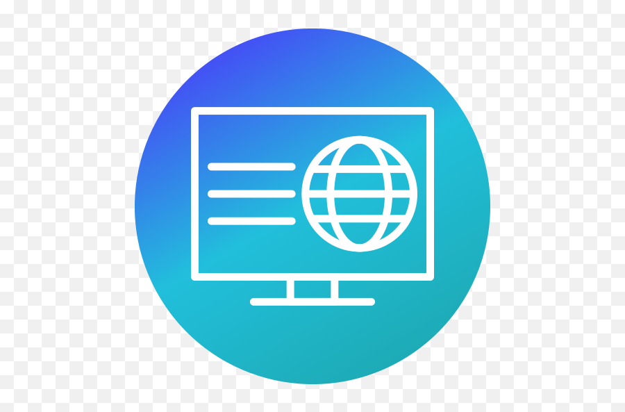 Web Icon Lcd Monitor Browser Site - Webpage Icons Png,Icon Size For Website
