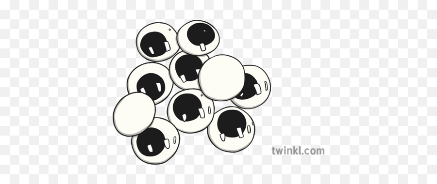 Googly Eyes Illustration - Twinkl Circle Png,Googly Eyes Png