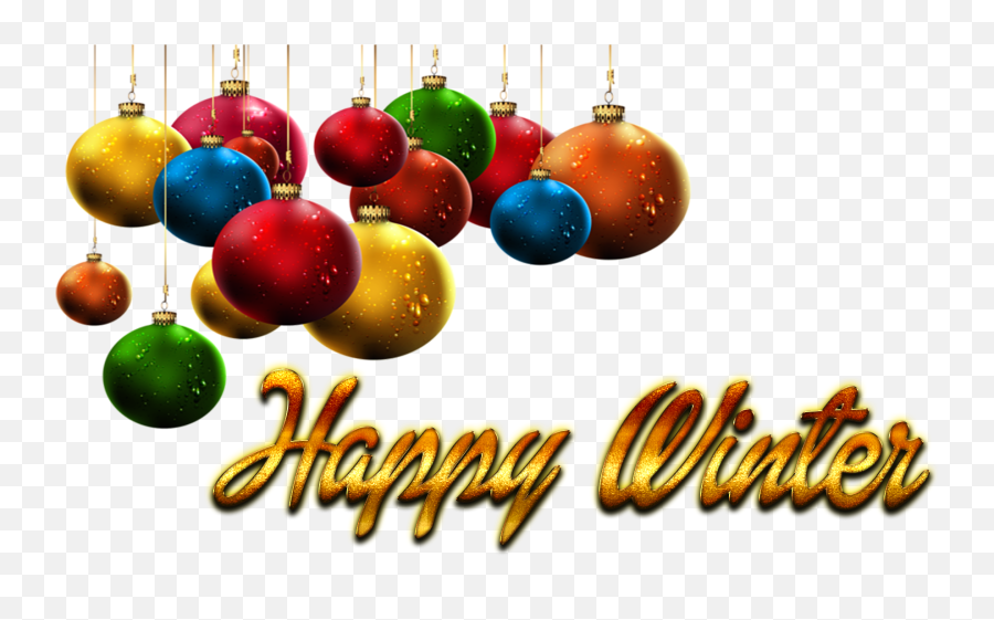Happy Winter Transparent Background Png