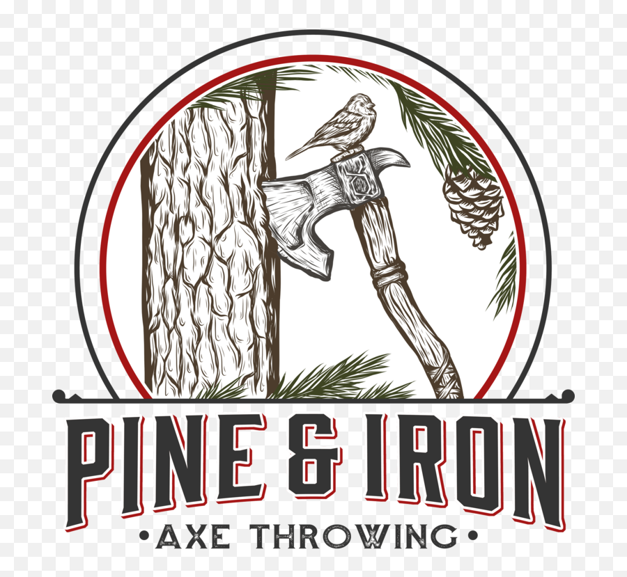 Axe Throwing - Illustration Png,Pine Tree Logo