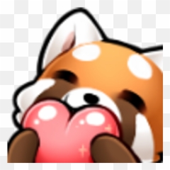 Sticker Maker - Red panda emotes png