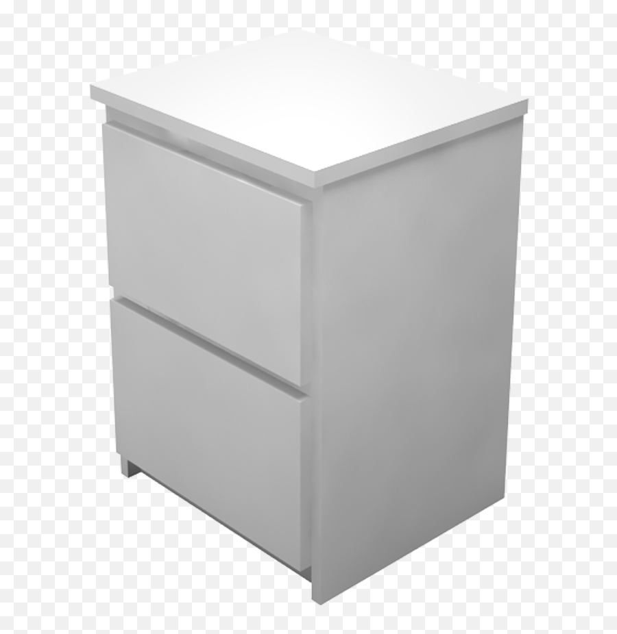 Bim Object - Malm 2 Drawer Chest Variant 2 Ikea End Table Png,Ikea Png