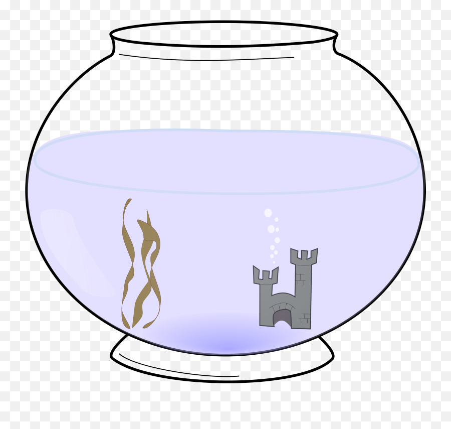 Library Of Fish Tank Transparent Clipart Freeuse Stock Png - Fish Bowl Clip Art,Tank Transparent Background
