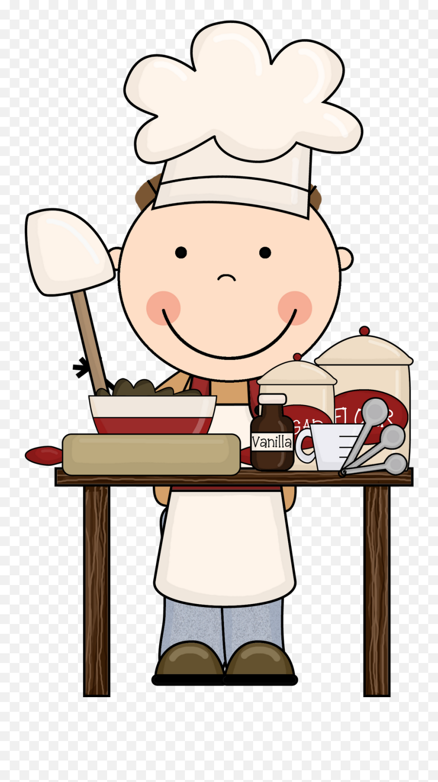 Children Cooking Clipart Png - Transparent Kids Cooking Clipart,Baking Png