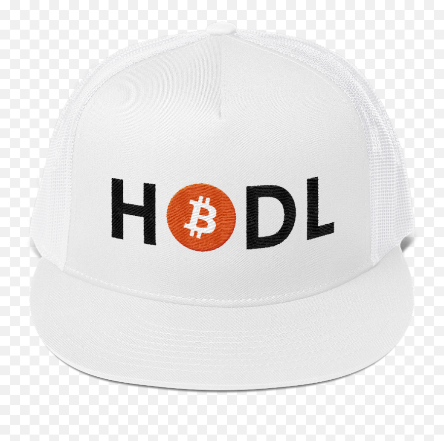 Bitcoin Logo Hodl Trucker Snapback Cap Many Colors Available - Bitcoin Png,Bitcoin Logo Transparent