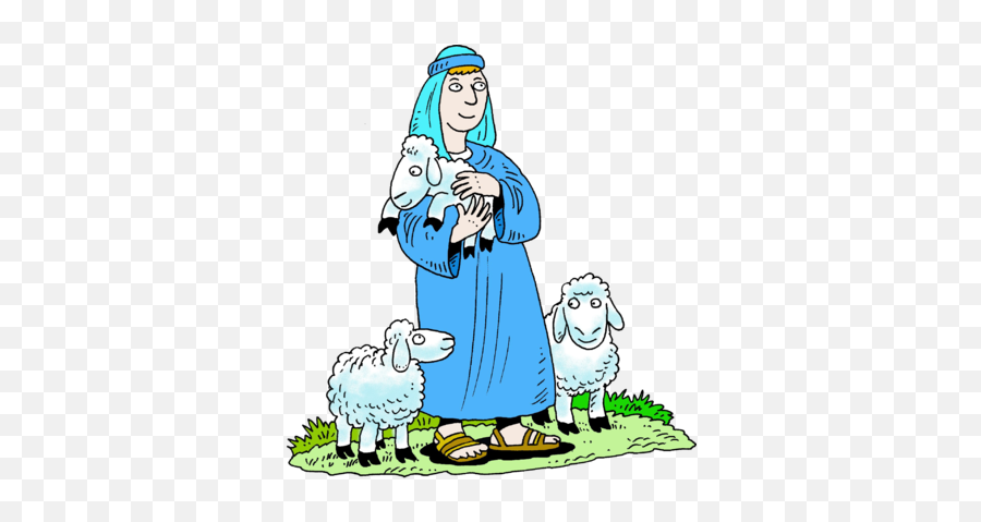 Library Of Shepherd And Sheep Picture Png Files - Cartoon Clip Art Shepherd,Sheep Png