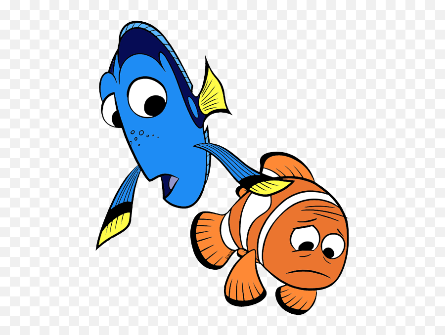 Clipart Friends Finding Nemo - Destiny And Dory Kiss Png,Finding Nemo Png