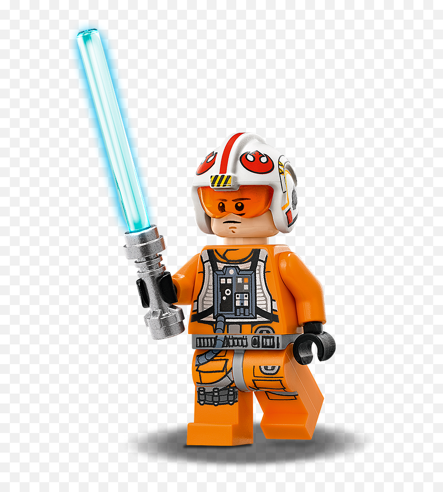 Luke Skywalker - Lego X Wing 75218 Luke Pilot Clipart Lego Biggs Darklighter Minifigure Png,Pilot Wings Png