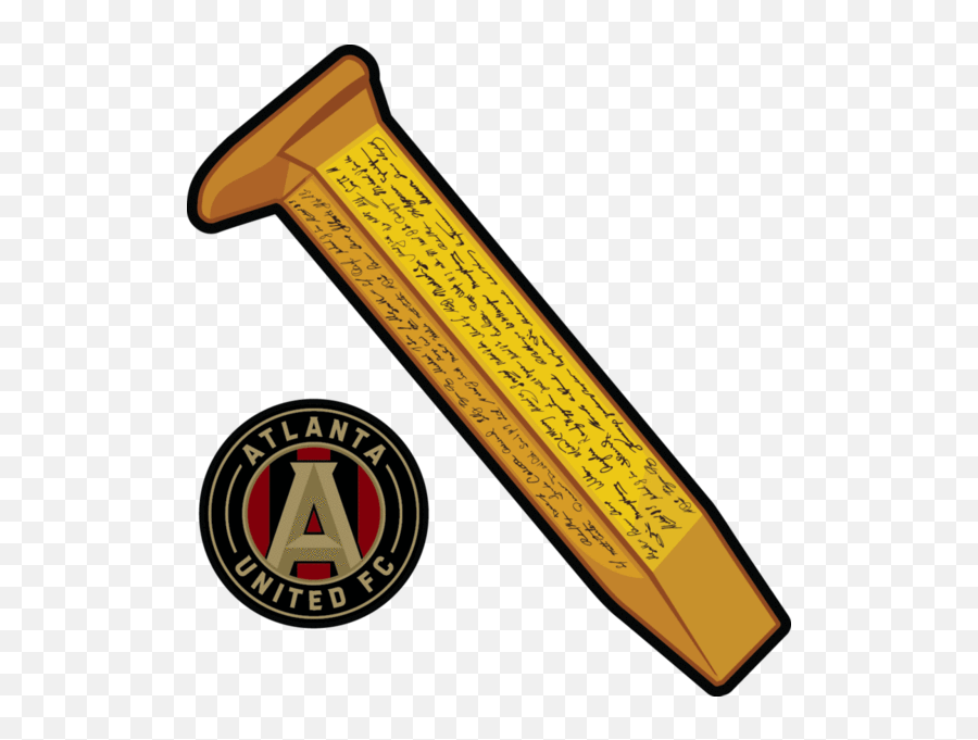 Atlanta United Fc The Golden - Atlanta United Golden Spike Logo Png,Atlanta United Logo Png
