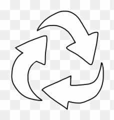 Images For Recycle Symbol Png - Logo Black Background