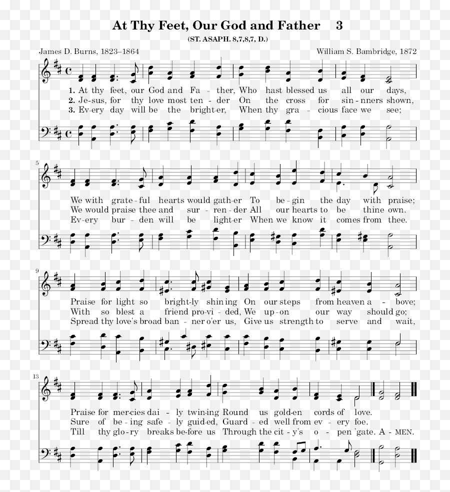 Pagethe Army And Navy Hymnaldjvu34 - 471038 Png Images Sheet Music,Blessed Png