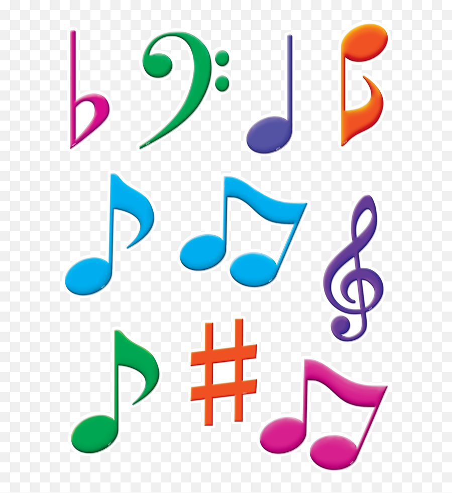 Download Tcr 5417 Musical Notes Cutouts Educators - Treble Clef Png,Treble Clef Png
