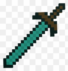 Download Minecraft Sword Vector - Diamond Texture png