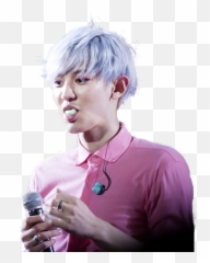Rotate U0026 Resize Tool Chanyeol Transparent Pink - Chanyeol Pink Png,Chanyeol Png