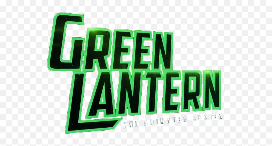 Green Lantern The Animated Series Text - Green The Animated Series Png,Green Lantern Logo Png