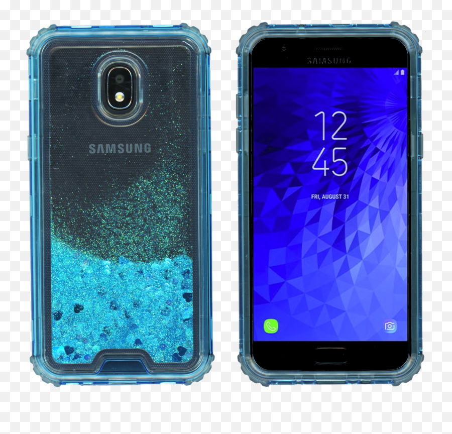 Blue Glitter Png - Samsung Galaxy J7 Otterbox Case,Blue Glitter Png