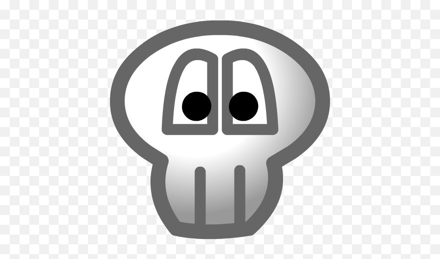 Skull Emoticon - Club Penguin Skull Emote Png,Skull Emoji Transparent