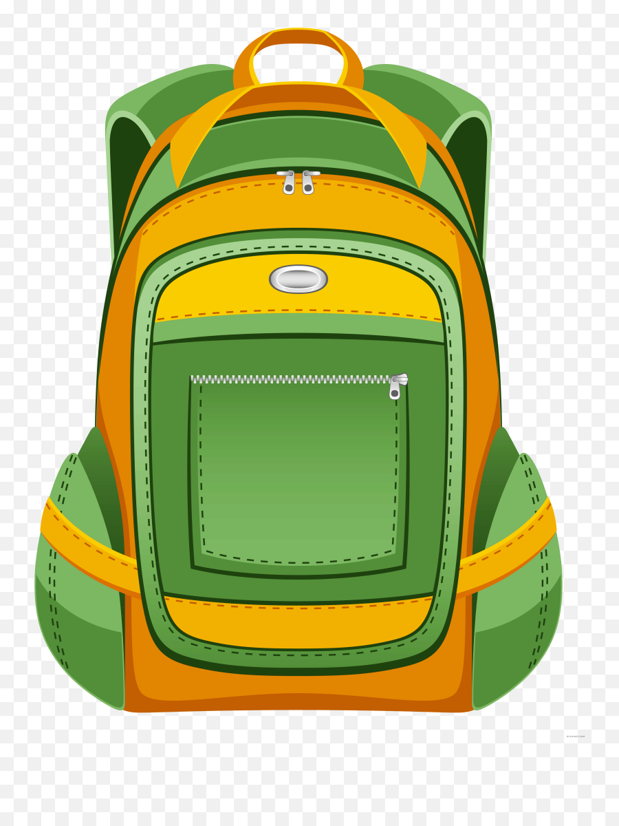 School Bag Vector Png - School Bag Vector Png,Backpack Transparent Background
