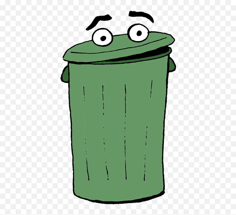 Green Clipart Dustbin - Trash Can Clip Art Png,Trash Can Transparent Background