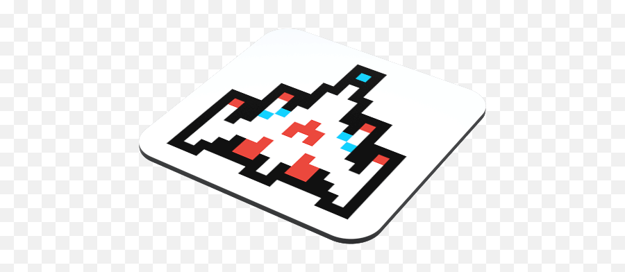 Galaga The Champion Coaster - Just Stickers Graphic Design Png,Galaga Png