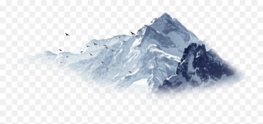 Download Snowy Mountain Transparent Background Png Image - Transparent Background Transparent Mountains,Mountain Background Png