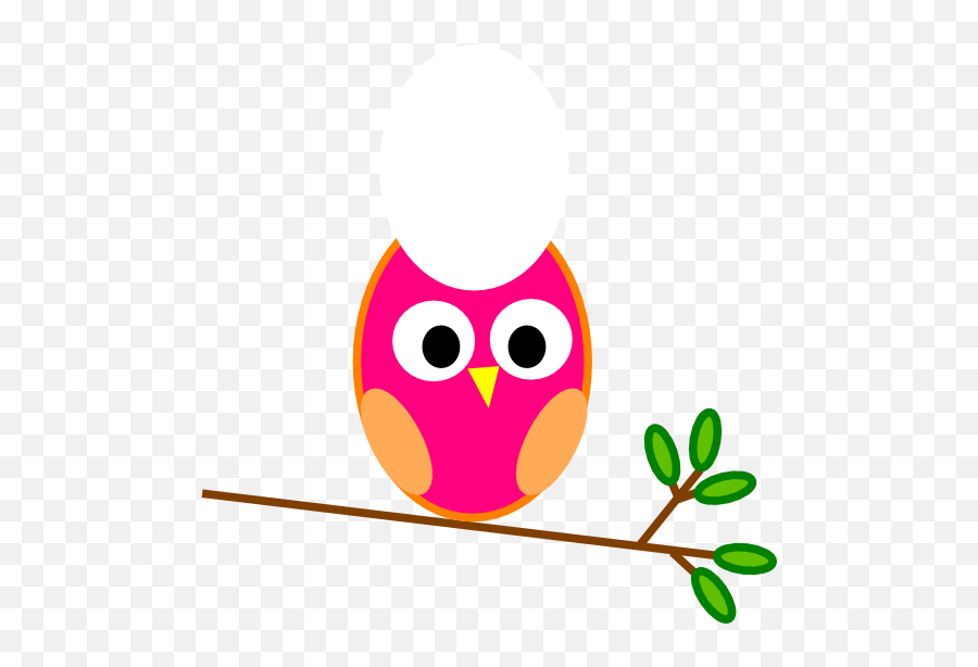 Pink Owl Clip Art - Vector Clip Art Online Cute Clip Art Owl Png,Owls Png