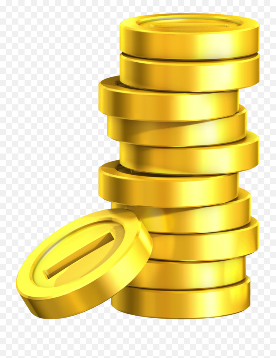 Download Golden Cylinder Land Gold Coins Bros Mario Hq Png - Super Mario Coins Png,Gold Coins Png