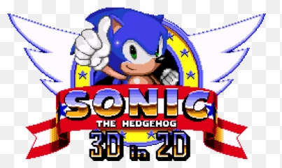 Sonic 3d In 2d By Sotaknuck - 3d In 2d png