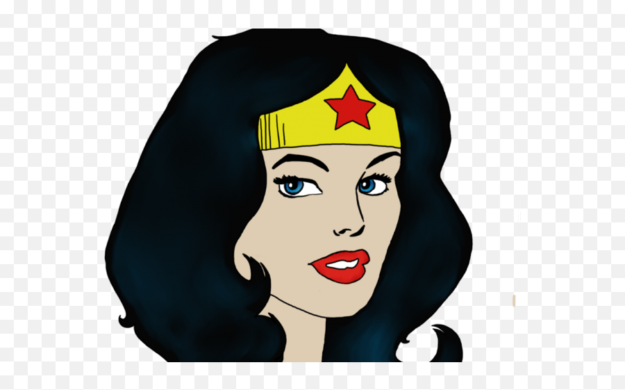 Woman Head Png - Head Clipart Wonder Woman Super Woman Cartoon Character Of Wonder Woman,Wonder Woman Transparent Background