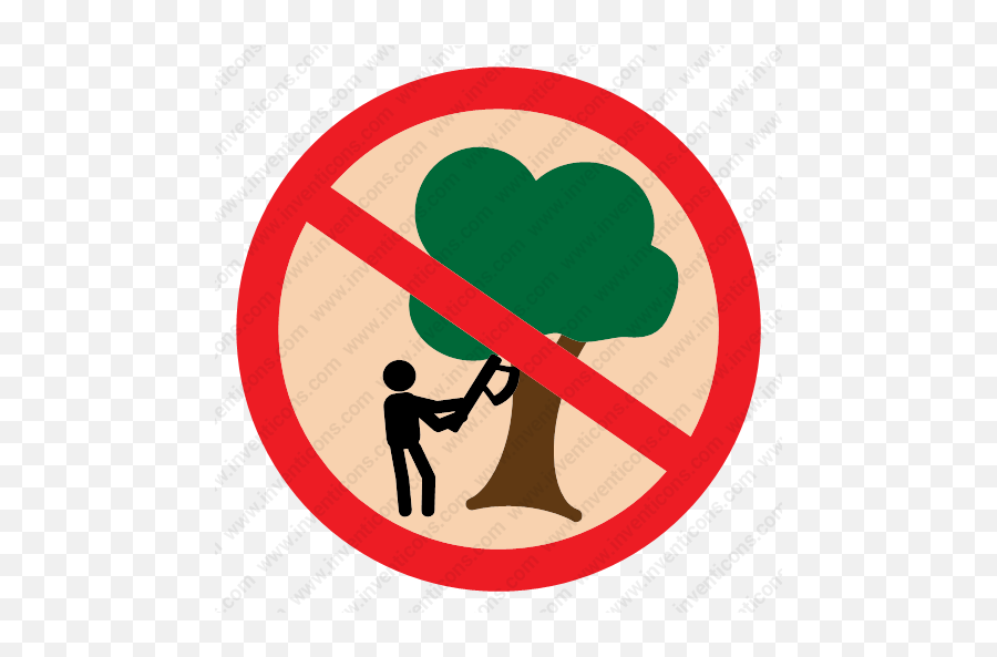 Download No Illegal Logging Vector Icon Inventicons - Symbol Of Illegal Logging Png,No Symbol Transparent