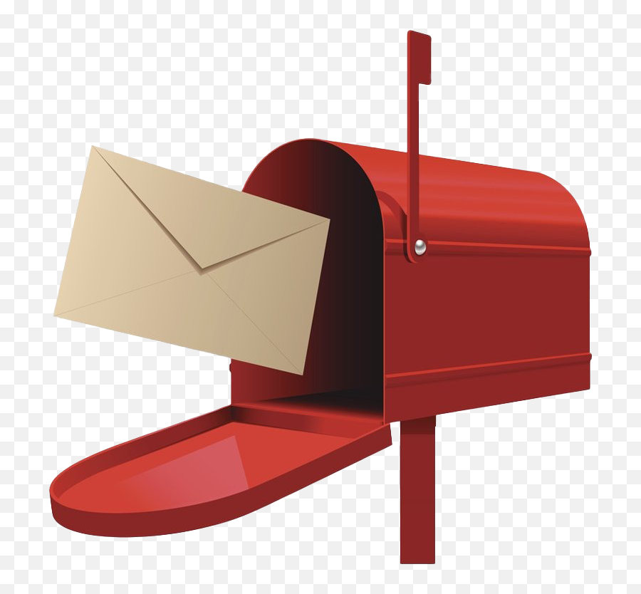 Red Mailbox Transparent Image - Mailbox Mail Clip Art Png,Mailbox Transparent