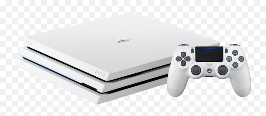 Ps4 Playstation 4 Pro Glacier White - White Ps4 Png,White Png
