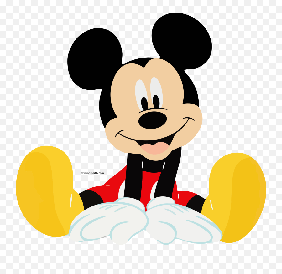 Disney Baby Mickey Mouse Shaped Clipart - Mickey Mouse Wall Art Png,Baby Mickey Png