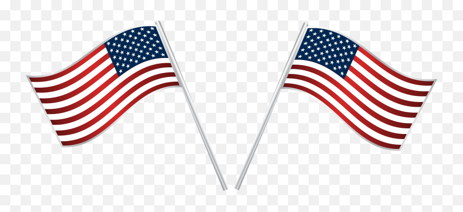 American Flag Clipart Free - American Flags Clip Art Png,American Flag Transparent Background