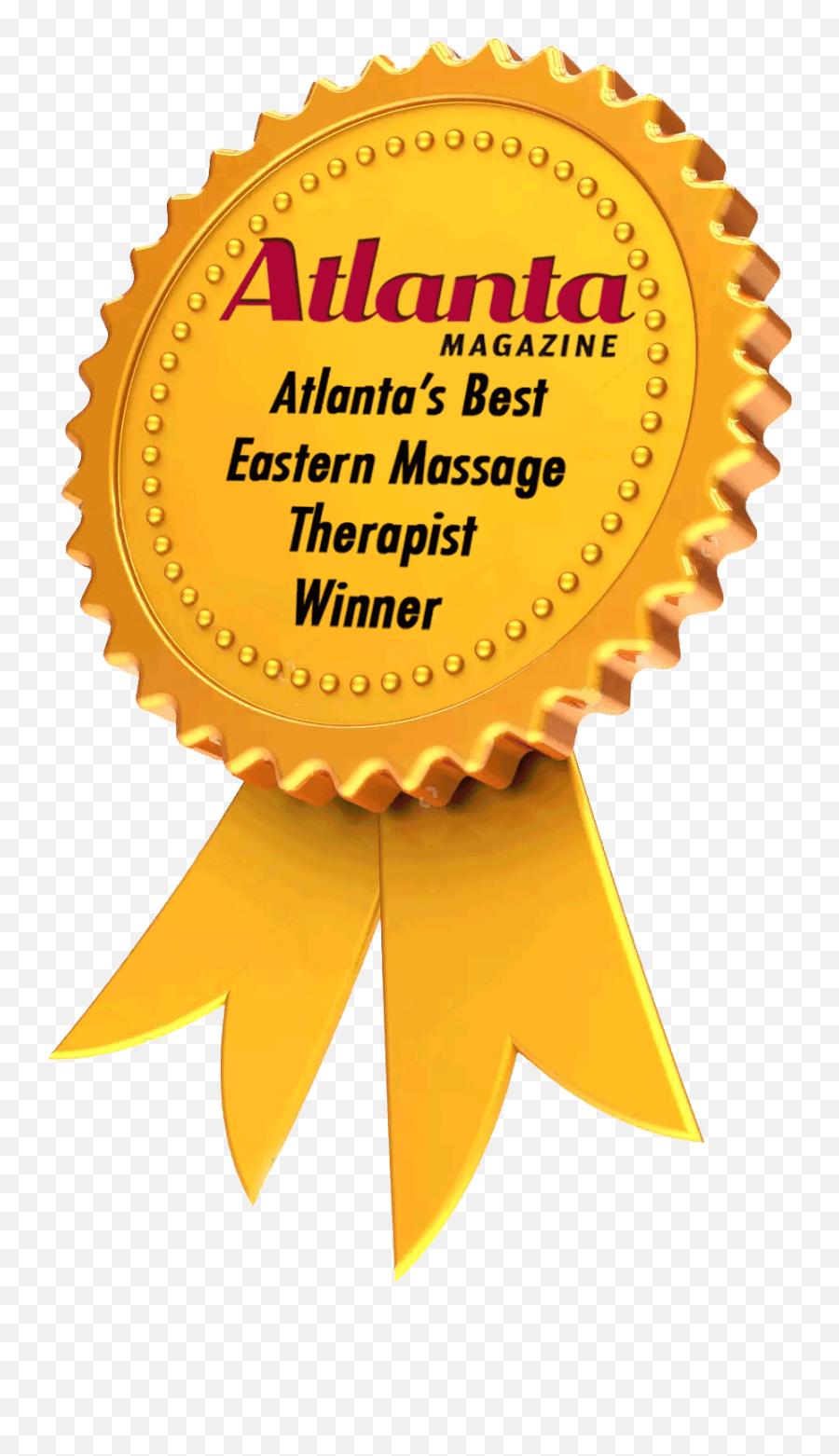 Atlanta Thai Massage Acupuncture - Atlanta Magazine Png,Winner Ribbon Png